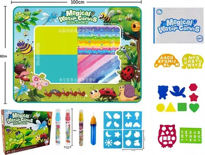 Produktbild von Insekten 100X80Cm Wasserstift-Malereimat 9965
