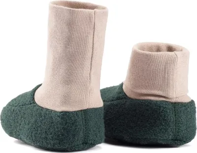 Produktbild von Hofbrucker Baby Wollwalk Schuhe Elias, Größe:16/17, Design:Waldgrün