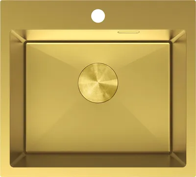 Immagine prodotto di Mexen Solix lavello in acciaio inossidabile 1-vaschetta 500 x 450 mm, dorato - 6402501000-55