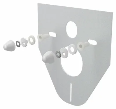 Zdjęcie produktu dla alcadrain Schallschutz für Wand-WC und Bidet mit Zubehör und Weißabdeckung