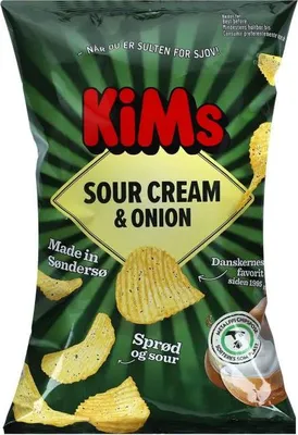 Produktbild von KiMs Sour Cream & Onion 160g