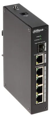 Produktbild von Dahua Technology Access DH-PFS3106-4T, Unmanaged, L2, Fast Ethernet (10/100)