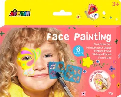 Produktbild von Avenir Gesichtsbemalung Korallenkiste - Kreatives Face Art Set für Kinder