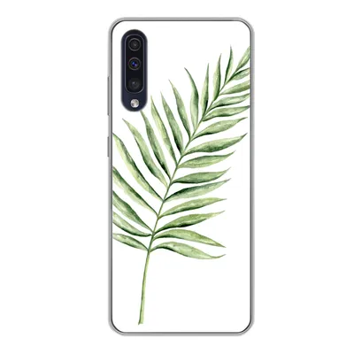 Produktbild von MuchoWow® Handyhülle Schutzhülle Hülle für Samsung Galaxy A50 Pflanze - Aquarell Silikon Softcase Handy Hülle - Mobiltelefonhülle