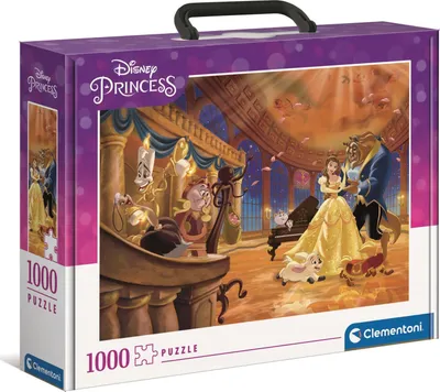 Image de Clementoni Disney Princess Coffret puzzle La Belle et la Bête 1000 pièces 39676