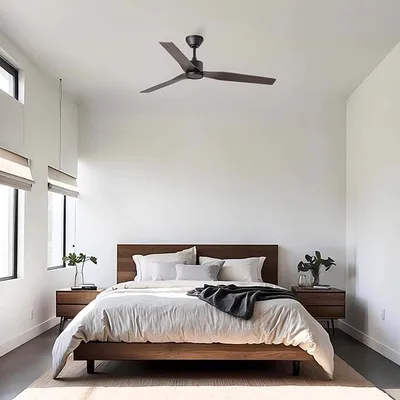 Produktbild von ventyly ORIGINAL Schwarzer Deckenventilator Ø120cm