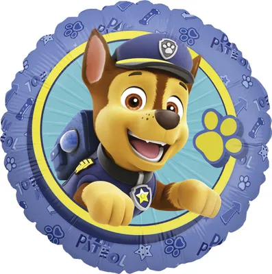 Produktbild von Folienballon Paw Patrol Chase Ø 45 cm