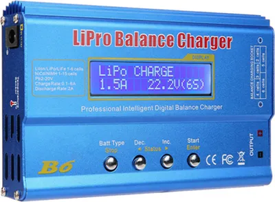 Obrázek produktu pro B6 80W digitální LCD nabíječka pro LLiPo NiMH RC baterie (bez zástrčky)