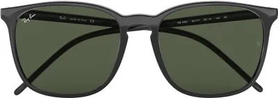 Produktbild von Ray-Ban RB4387, Erwachsener, Uni, Quadratisch, Blau, Nicht-polarisierte Linse, Nylon