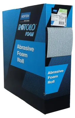 Image de Papier abrasif Norton Pro Plus A975 en rouleau 115 mm x 25 m, grain 120