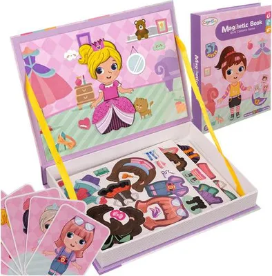 Produktbild von Magnetisches Anzieh-Puzzlebuch für Kinder, 51 Teile