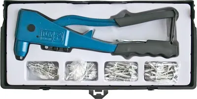 Obrázek produktu pro Kleště Strend Pro R1001 SET, nýtovací kleště, + 100 ks. Nýty, profesionální, pro slepé nýty