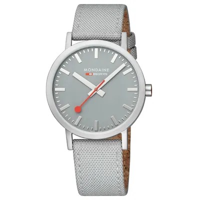 Produktbild von Mondaine Herren Uhr Classic Armbanduhr 40 mm A660.30360.80SBH Textil