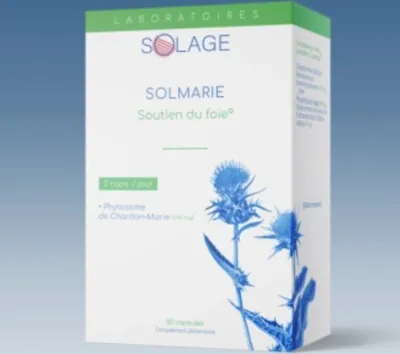 Obrázek produktu pro Doplněk stravy na podporu zdraví jater Solage Solmarie Soutien du foie, 60 kapslí