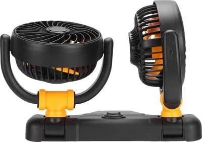 Immagine prodotto di Ventilatore per auto, 2 velocità, regolabile, silenzioso, portatile, raffreddante, rotante a doppia testa, ventilatore elettrico per auto per berline, SUV, camper, camion, DC 12 V
