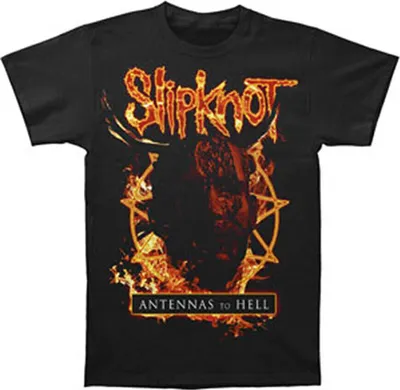 Image de Slipknot - "Antennas To Hell" T-shirt Homme/Femme Unie RO498 (M) (Noir)