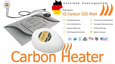 Image de Chauffe-lit à eau Carbon Heater IQ - Chauffage digital pour lit à eau - Minuterie