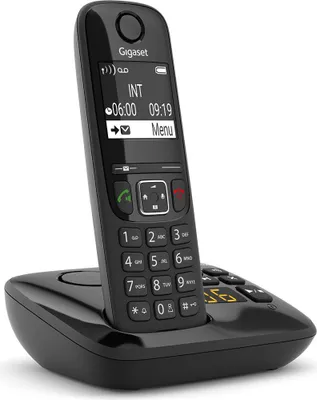 Immagine prodotto di Gigaset As690A Telefono Cordless Vivavoce Segreteria Black