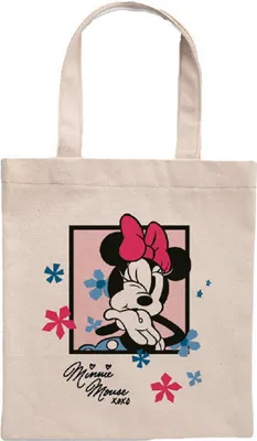 Zdjęcie produktu dla Sun City Minnie Mouse Disney Xoxo Tote Bag Beige Beżowy Jeden rozmiar