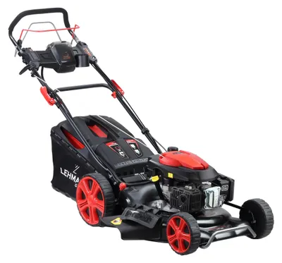 Zdjęcie produktu dla Kosiarka spalinowa Lehmann, szerokość koszenia 53 cm, napęd na koła, kosz na trawę o pojemności 70 litrów, moc 4,0 kW