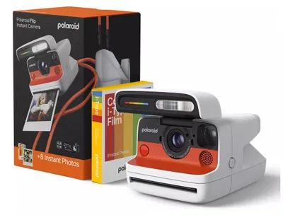 Produktbild von Polaroid Flip Sofortbildkamera + Color Film, Weiß