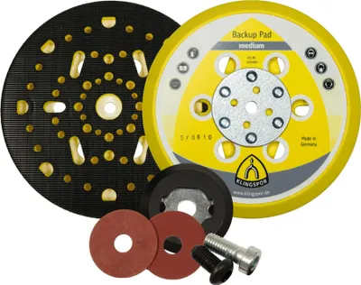 Produktbild von Klingspor HST 555 Haftstützteller, 150 mm MEDIUM Gewinde M8/5/16