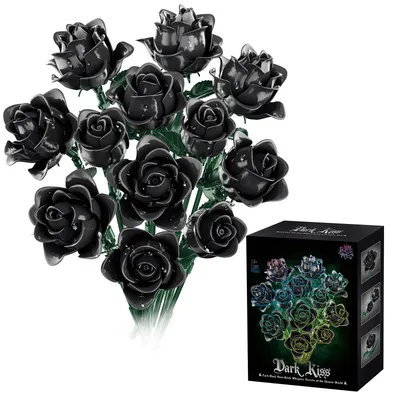 Produktbild von Künstliche Blumen Bau-Set Blumen Pflanzen Strauß Spielbausteine 585St. Spielbausteine