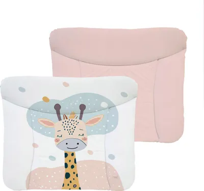 Produktbild von Ceba Baby® weiche Wickelauflage 75x72 cm  - Baby Wickelunterlage - Wickeltischauflage für Junge und Mädchen - Wasserdicht, abwaschbar - ® Standard 100 -  EU - Träumende Giraffe