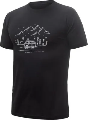 Obrázok produktu pre Tričko Sensor Merino Active PT Van Life pánske krátke čierne veľkosť 2XL 22200022-04