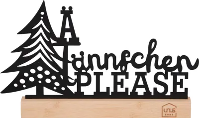 Produktbild von UNUS Aufsteller "Tännchen Please" in schwarz