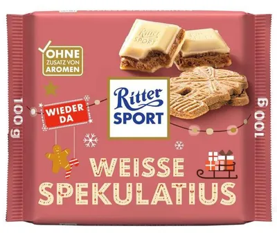Produktbild von Ritter Sport Weisse Spekulatius 100g