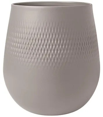 Zdjęcie produktu dla Villeroy&Boch - Wazon Carre duży 21x23cm Manufacture Collier Taupe