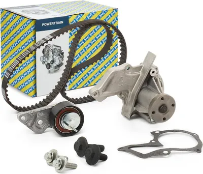 Produktbild von SNR KDP452.180 Zahnriemensatz + Wasserpumpe für FORD Fiesta Mk5 Schrägheck (JH1, JD1, JH3, JD3) Focus II Schrägheck (DA, HCP, DP) Focus II Kombi FOCUS