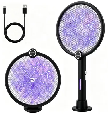 Produktbild von Insektenvernichter Mückenlampe Fliegenfänger - 2-in-1 - Wiederaufladbar - UV-Licht - 1800 mAh