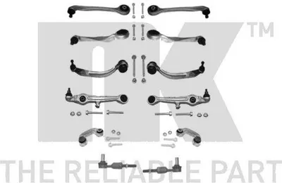 Produktbild von NK Reparatursatz für Querlenker vorne für Audi A4 A6 A8 Skoda Superb VW Passat