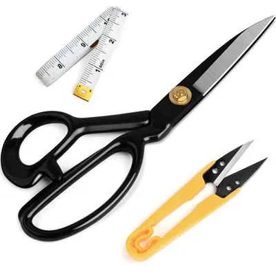 Produktbild von Stoffschere 20,3 cm für präzise Schnitte, professionelle Nähschere mit scharfen Klingen, robuste Lederschere, Textilschere