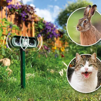 Produktbild von Gardigo Solar-Tierabwehr Dual mit Ultraschall und PIR-Bewegungsmelder