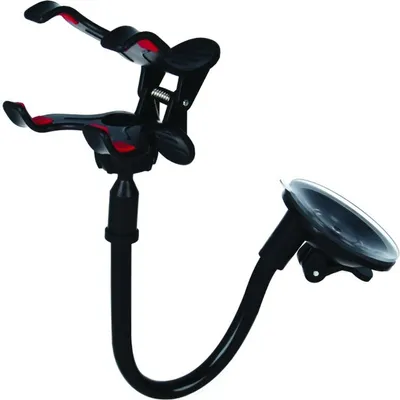 Image de Support de téléphone portable de voiture Support universel Clip voiture jusqu'à 11,50 cm Antidérapant pour smartphones Noir pour Samsung Galaxy S9 S9 Plus S8 S8 Plus S6 S5 Android , iOS Apple iPhone 7 , 8 , X , XS , Huawei Mate 20 , LG , HTC , Medion , Sony , Nokia , Alcatel et bien d'autres.
