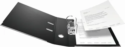 Produktbild von Ordner S80 Chromocolor A4 PP 80mm schwarz Packung mit 10 Stück