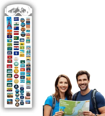 Produktbild von Anwicar Magnettafel Klein & Groß Skibrille Weiß 80x21 cm