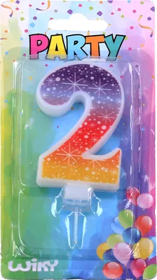 Produktbild von Partykerze Nummer 2 Sterne