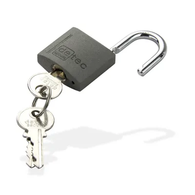 Produktbild von Vorhängeschloss Vorhangschloss Bügelschloss Schloss + 3 Schlüssel Bügel Ø 4,2 mm