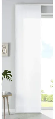Productafbeelding van Ruimteverdeler - Paneelgordijn - Microvezel - 245 x 60 cm - Wit