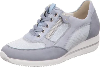 Produktbild von Waldläufer Sporthalbschuhe Formsohle modisch in blau, Gr. 4