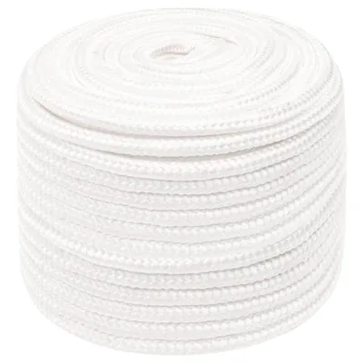 Image de vidaXL Corde de bateau blanc 14 mm 25 m Polypropylène