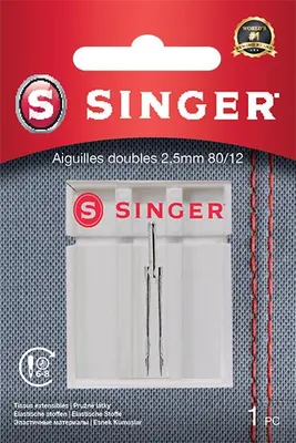 Obrázok produktu pre Dvojihla univerzálna Singer 2,5 mm 1x80