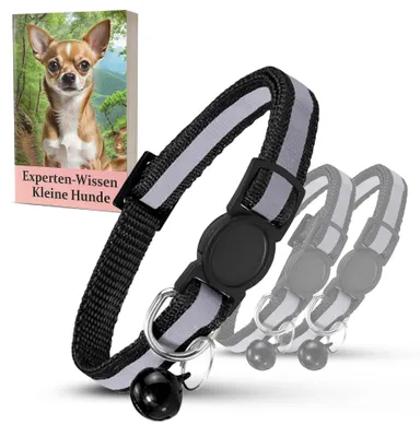 Productafbeelding van Reflecterende halsband voor kleine honden, verstelbaar van 12 tot 34 cm