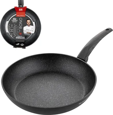 Produktbild von Pfanne Ø 28 cm Bratpfanne Induktion Antihaftpfanne Alupfanne Schwarz Neu FLORINA