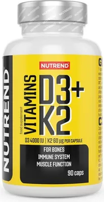 Productafbeelding van Nutrend Vitamine D3 + K2 4000 IU / 60 µg - 90 capsules