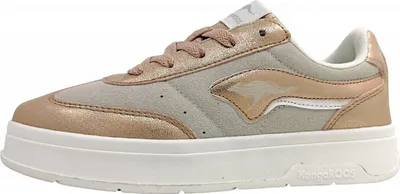Produktbild von KangaROOS Kinder-Mädchen-Sneaker K-GK Meenie Rosa-Crystal-Gray-Weiß, Farbe:rot, EU Größe:34